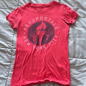 Aeropostale Torch Red Graphic Tee (XS)